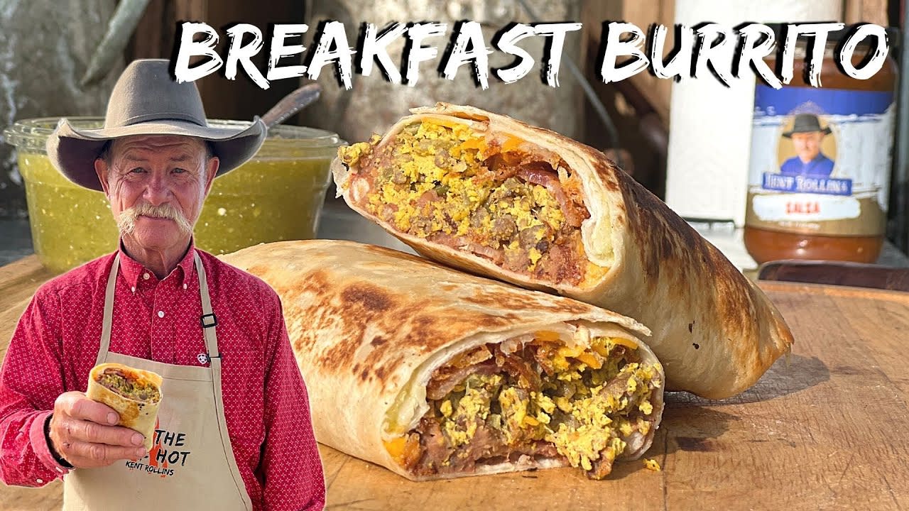 This Kent Rollins how to make a burrito video is pure, wonderful ART