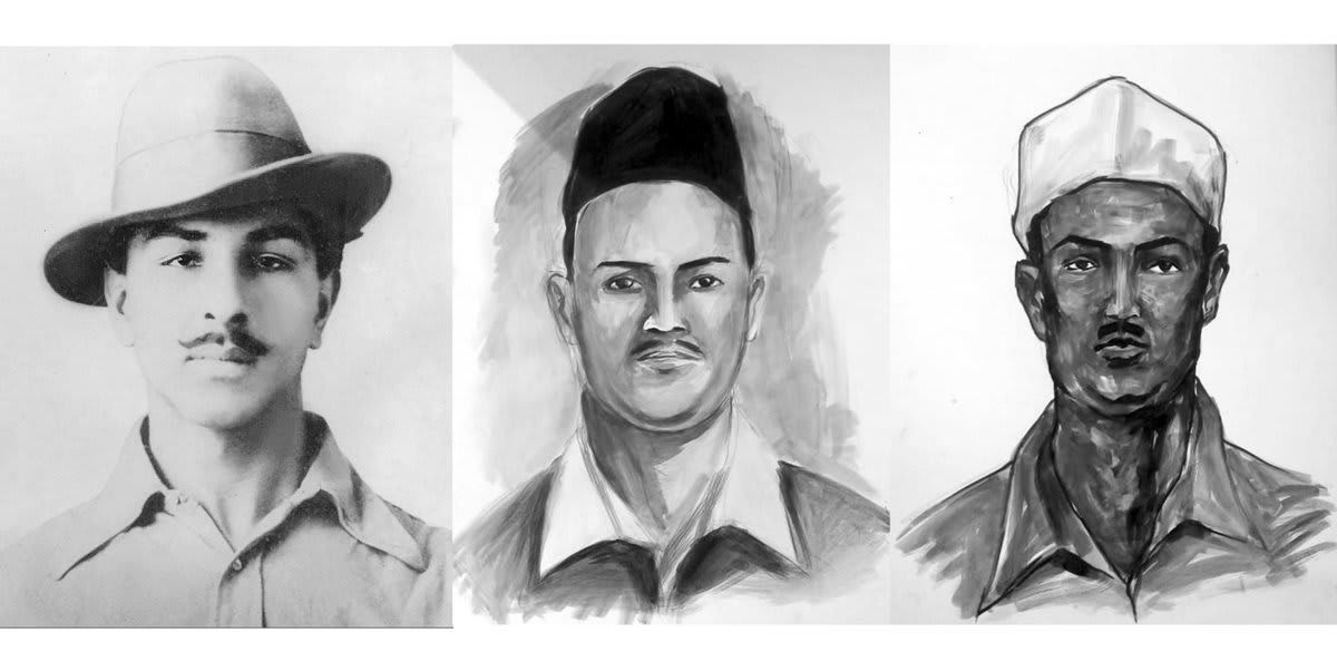 OtD 23 Mar 1931 Indian revolutionary socialists Bhagat Singh, Sukhdev Thapar and Shivaram Rajguru were executed by the British. They opposed British colonialism but advocated working class revolution against both British and Indian capitalists
