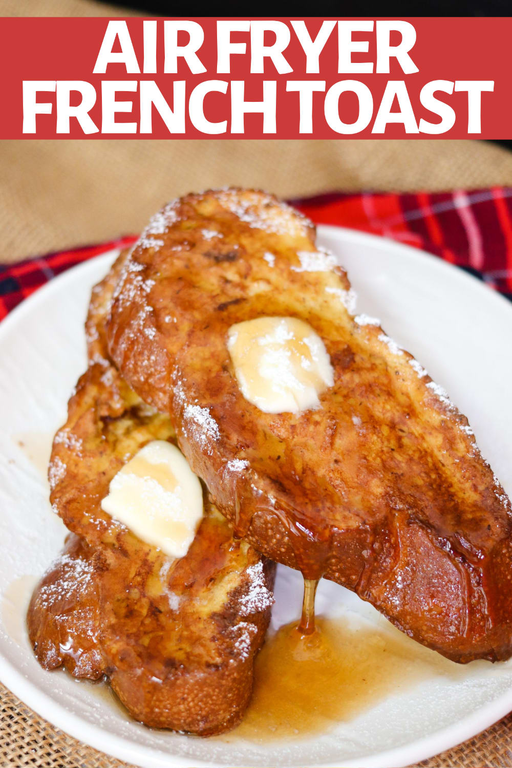 Air Fryer French Toast is quick, easy, and delicious! It takes barely any time t… | Air fryer recipes healthy, Air fryer recipes breakfast, Air fryer dinner recipes
