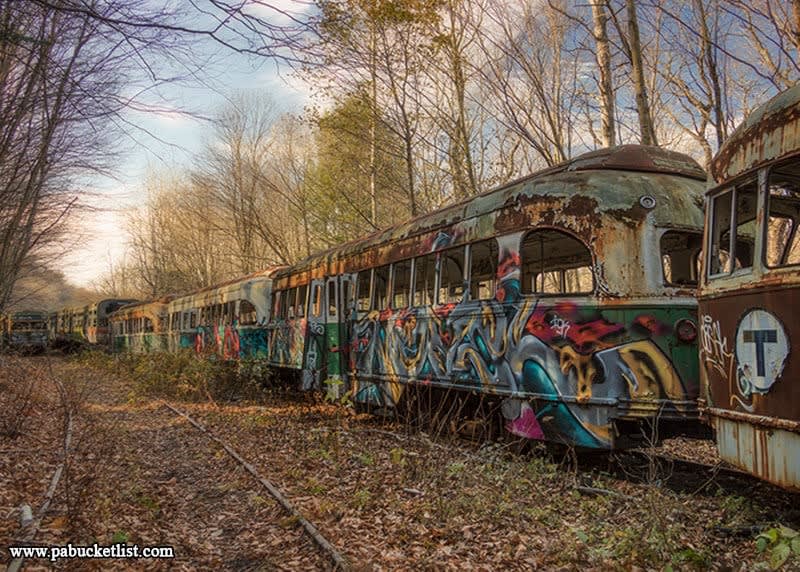 Abandoned Trolley Graveyard - Windber, Pennsylvania