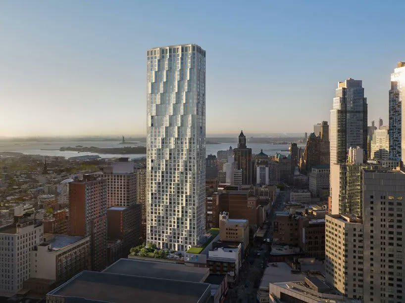 with architecture by studio gang and interiors by michaelis boyd, 11 hoyt introduces 481 luxury homes to downtown brooklyn.